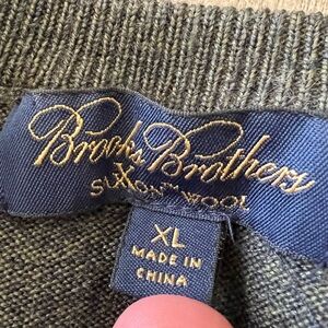 Brooks Brothers Green Wool Sweater